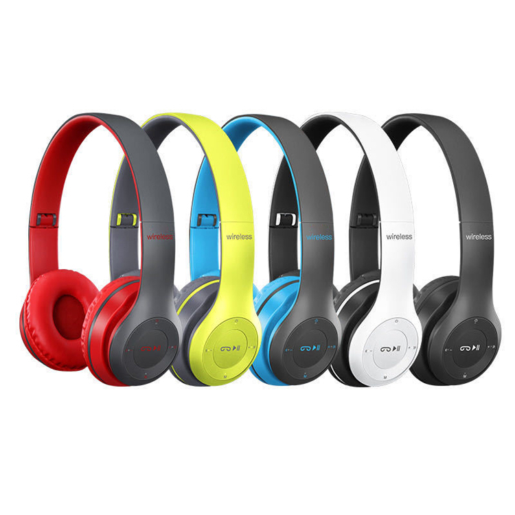 Over The Head Fones de ouvido sem fio Bluetooth